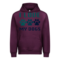 Mauve Wine i love my dogs Urban Hoodie - Bettercallsaul