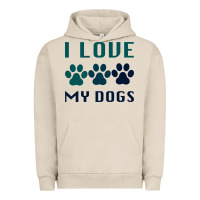 Pigment French Oak i love my dogs Urban Hoodie - Bettercallsaul