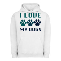 Pigment Lunar Rock i love my dogs Urban Hoodie - Bettercallsaul