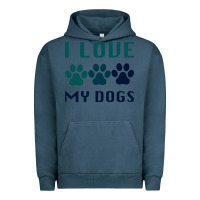 Pigment Midnight Navy i love my dogs Urban Hoodie - Bettercallsaul