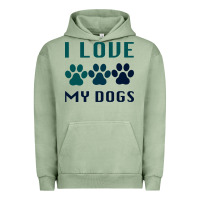 Pigment Oil Green i love my dogs Urban Hoodie - Bettercallsaul
