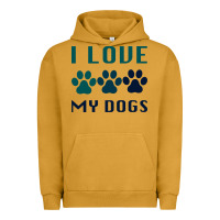 Pigment Peanut Butter i love my dogs Urban Hoodie - Bettercallsaul
