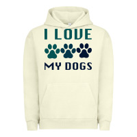 Pigment Pistachio i love my dogs Urban Hoodie - Bettercallsaul