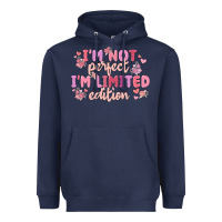 Navy i'm not perfect i'm limited edition Heavyweight Hoodie - MaliasSmallBusiness