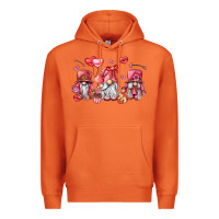Carrot valentine's day gnomes Premium Hoodie - LillyAllenDesigns