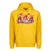 Lemon valentine's day gnomes Premium Hoodie - LillyAllenDesigns