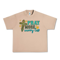 Burro pray more worry less Urban Heavy Tee - HRA Design Shop