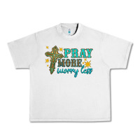 Pray More Worry Less Urban Heavy Tee | Teevron