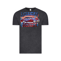 Vintage Black American honey 4th of july Vintage Tee - CowGirlArtShop