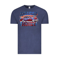 Vintage Denim American honey 4th of july Vintage Tee - CowGirlArtShop