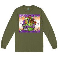 Army Green stay sweet Long Sleeve Tee - BundleAndBundleShop