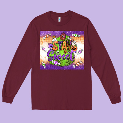 Stay Sweet Long Sleeve Tee Designed By Bundleandbundleshop