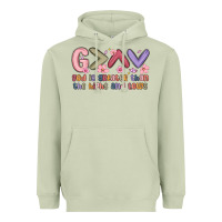 Matcha god is greater than the highs and lows Heavyweight Hoodie - MaliasSmallBusiness