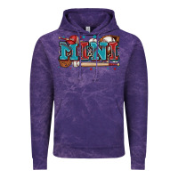 Cloud Purple mini baseball Vintage Hoodie - Zillion Design Studio