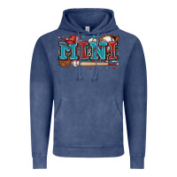 Vintage Denim mini baseball Vintage Hoodie - Zillion Design Studio