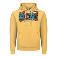 Vintage Mustard mini baseball Vintage Hoodie - Zillion Design Studio