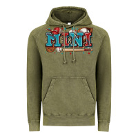 Vintage Olive mini baseball Vintage Hoodie - Zillion Design Studio