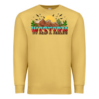Antique Gold western Premium Sweatshirt - NancyCooperArtShop