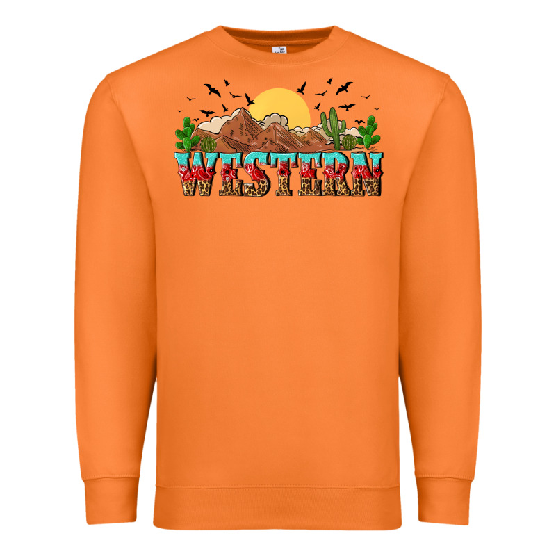 Western Premium Sweatshirt by NancyCooperArtShop | Teevron