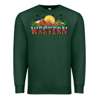 Sports Green western Premium Sweatshirt - NancyCooperArtShop