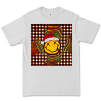 Dove Grey Christmas smiley face Premium Tee - BarkalooDesign