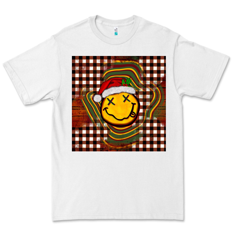 Christmas Smiley Face Premium Tee by BarkalooDesign | Teevron