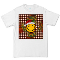 White Christmas smiley face Premium Tee - BarkalooDesign