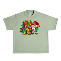 Oil Green ho ho ho santa gnomes Urban Heavy Tee - FaDigitalArtStudio