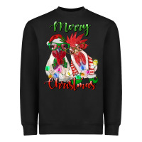 Black christmas roosters Heavyweight Sweatshirt - RanaPortraitStore