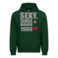 Forest Green Sexy Since March 1980 Urban Hoodie - Bettercallsaul