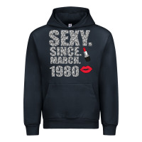 Navy Sexy Since March 1980 Urban Hoodie - Bettercallsaul