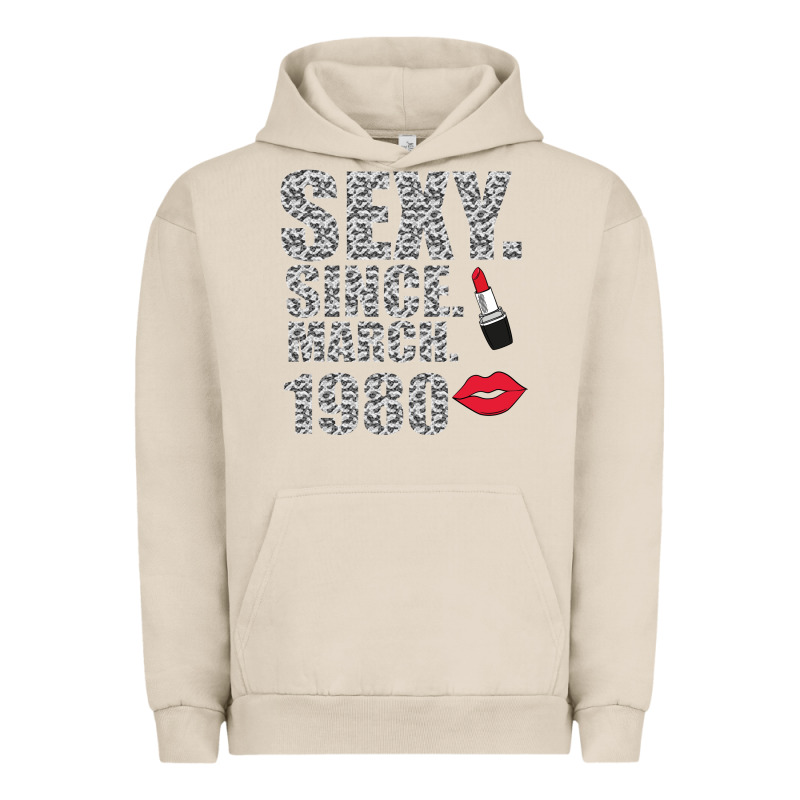 Sexy Since March 1980 Urban Hoodie by Bettercallsaul | Teevron