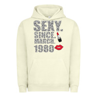 Pigment Pistachio Sexy Since March 1980 Urban Hoodie - Bettercallsaul