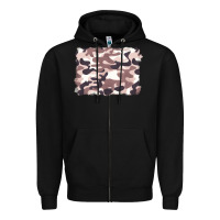Black milky camouflage Zipper Hoodie - BarkalooDesign