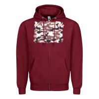 Milky Camouflage Zipper Hoodie | Teevron