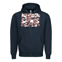 Navy milky camouflage Zipper Hoodie - BarkalooDesign