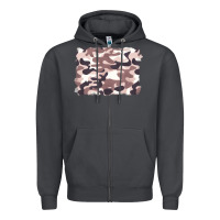 Smoke milky camouflage Zipper Hoodie - BarkalooDesign