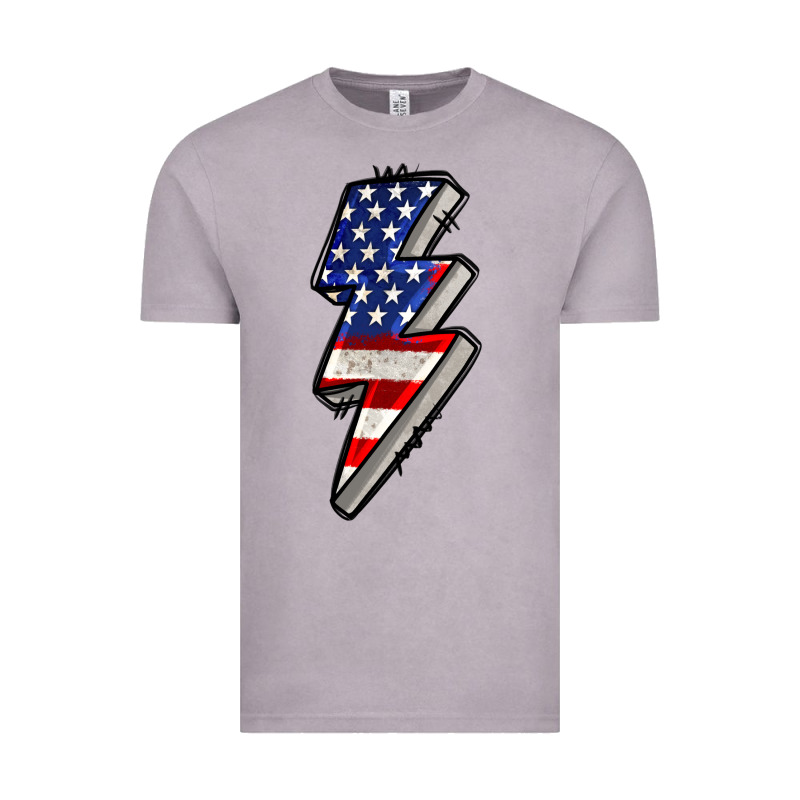 American Lightning Bold 4th Of July Vintage Tee by CowGirlArtShop | Teevron