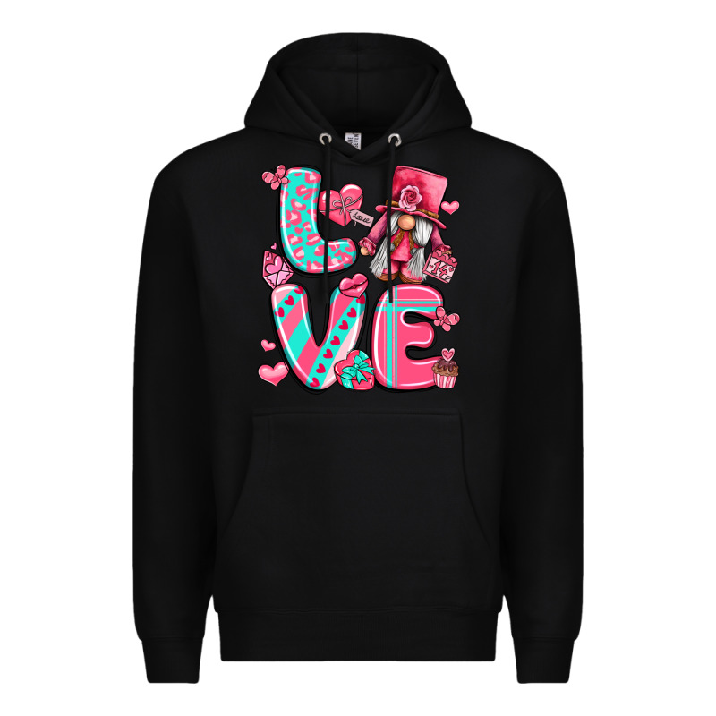 Love With Gnome Premium Hoodie by LillyAllenDesigns | Teevron
