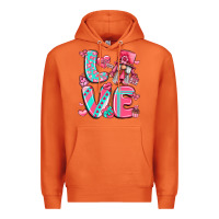 Carrot love with gnome Premium Hoodie - LillyAllenDesigns