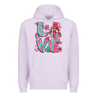 Lilac love with gnome Premium Hoodie - LillyAllenDesigns