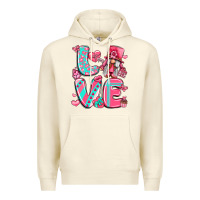 Sandshell love with gnome Premium Hoodie - LillyAllenDesigns