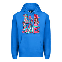 True Royal love with gnome Premium Hoodie - LillyAllenDesigns