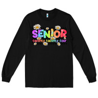 Black senior twenty twenty four Long Sleeve Tee - AdoDesignShop