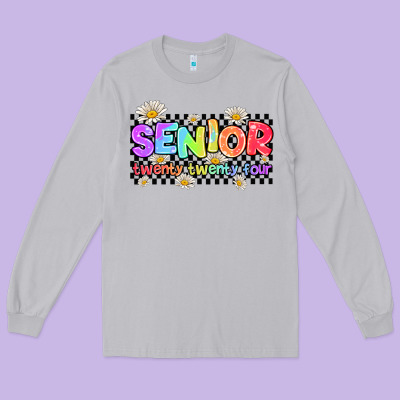 Senior Twenty Twenty Four Long Sleeve Tee Designed By Adodesignshop