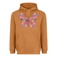 Meerkat floral butterfly Heavyweight Hoodie - MaliasSmallBusiness