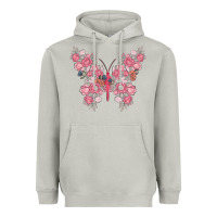 Moon Dust floral butterfly Heavyweight Hoodie - MaliasSmallBusiness