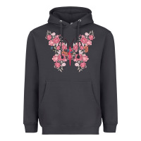 Smoke floral butterfly Heavyweight Hoodie - MaliasSmallBusiness