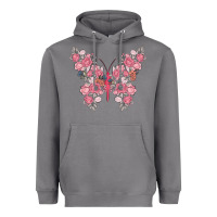 Storm floral butterfly Heavyweight Hoodie - MaliasSmallBusiness