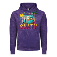 Cloud Purple always salty with caravan Vintage Hoodie - texasbilliewilder
